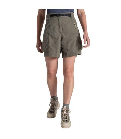 Womens/ladies Medina Nosilife Cargo Shorts Wild Olive Craghoppers