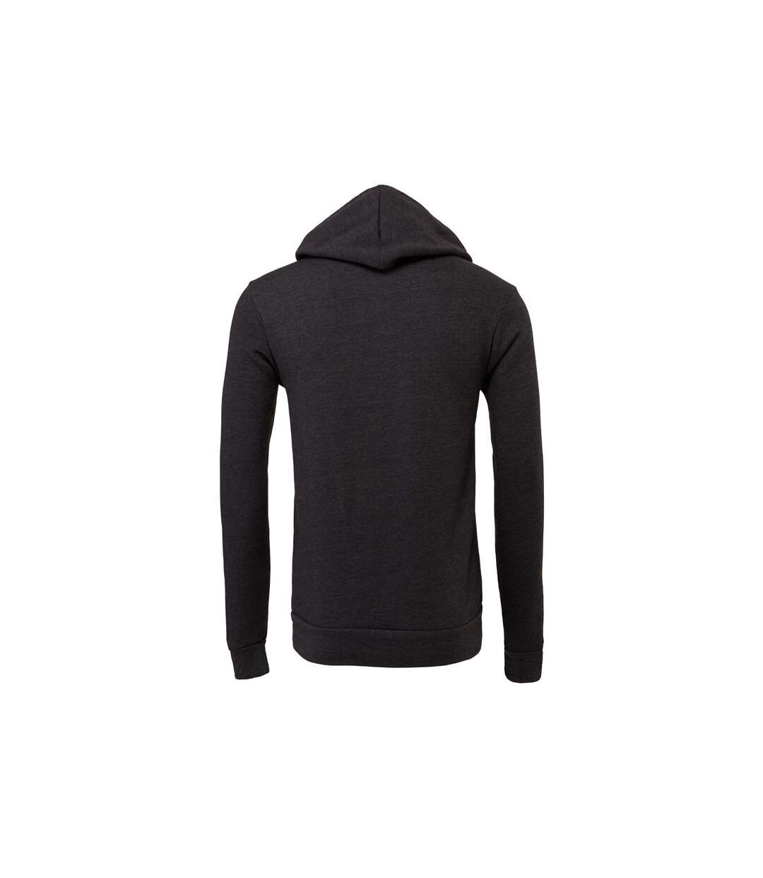 Sweat Capuche Unisexe Gris Foncé Mélangé Bella + Canvas-3