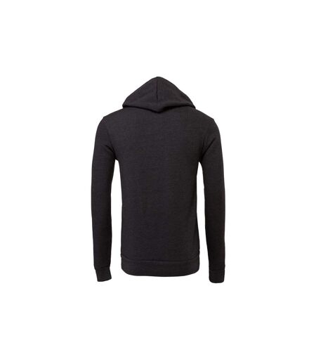 Sweat Capuche Unisexe Gris Foncé Mélangé Bella + Canvas