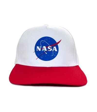 NASA Swish Snapback Cap (White/Red) - UTHE541