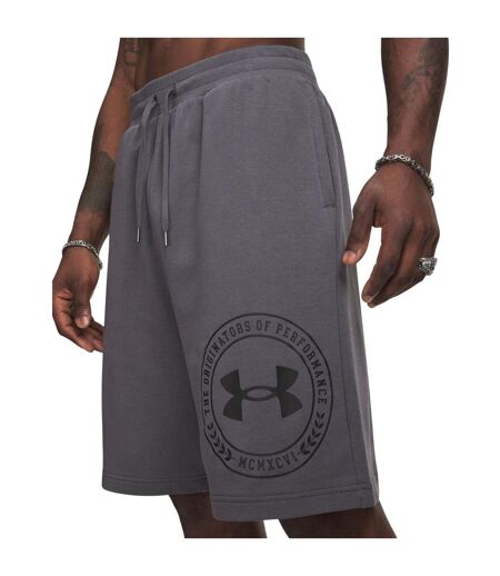 Short Motif/style Imprimé Graphique Rival Homme Gris Noir Under Armour