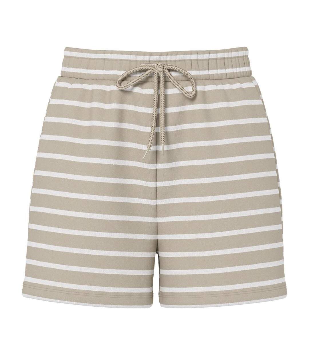 Short beige/blanc femme pieces chilli-1