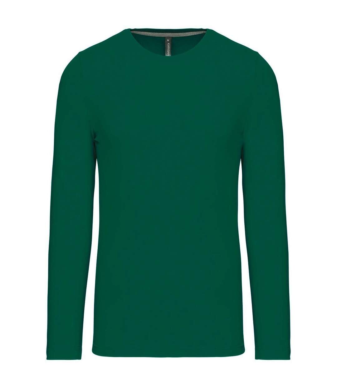 T-shirt manches longues col rond - K359 - vert kelly - homme