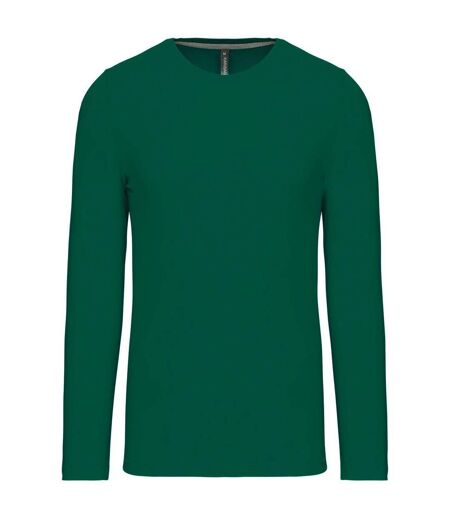 T-shirt manches longues col rond - K359 - vert kelly - homme