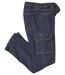 Le Jean Cargo à Taille Semi-Elastiquée-2