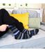Sock Snob - 4 Paires Homme Chaussettes Polaire Chaudes | Antidérapantes Chaudes-5