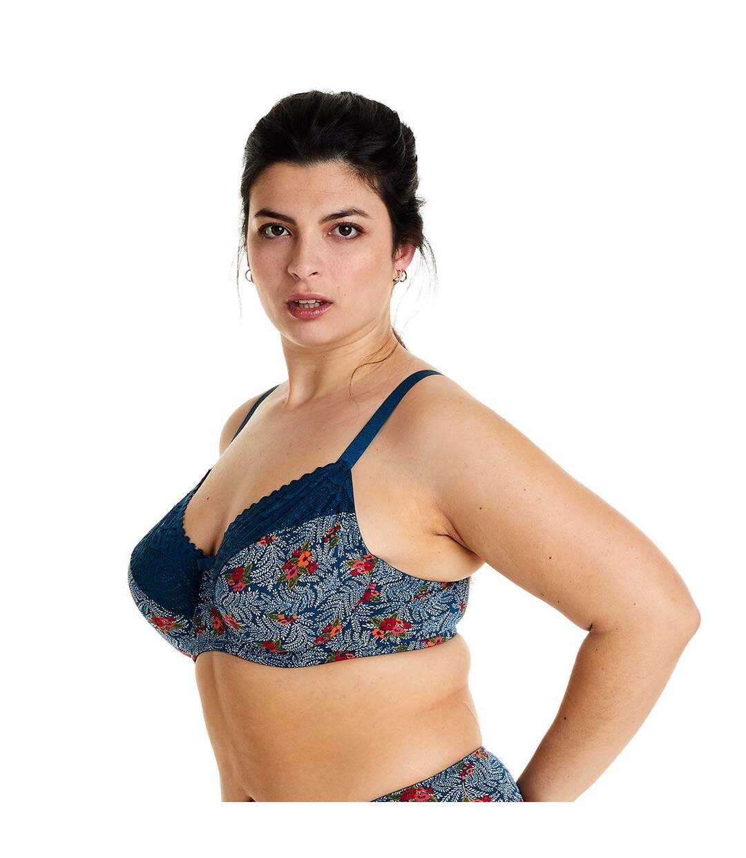 Soutien-gorge à armatures grand maintien multico bleu Paprika