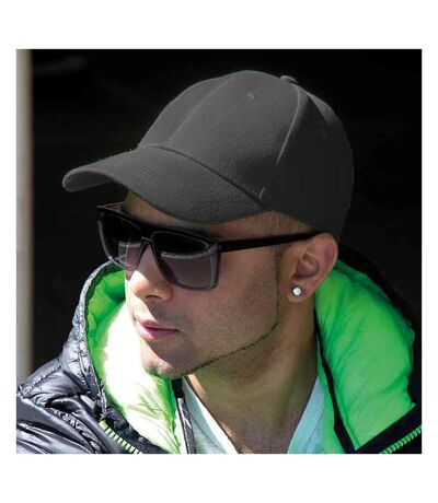 Result Unisex Core Memphis 6 Panel Baseball Cap (Black) - UTBC3044