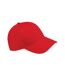 Casquette Ultimate Rouge Classique Beechfield-1