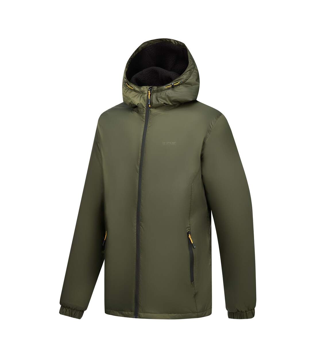 Veste Kybre Pour Homme Avec Doublure En Polaire Kaki Foncé Regatta-4