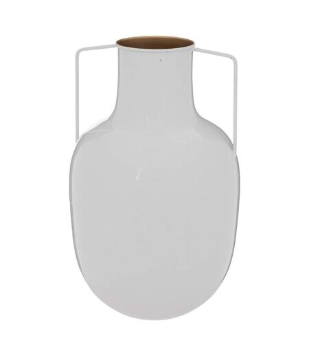 Vase en Métal Le Collectionneur 30cm Blanc
