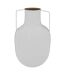 Vase en Métal Le Collectionneur 30cm Blanc-1