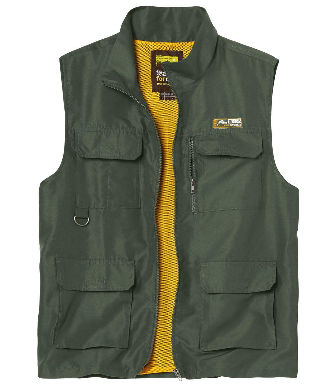 Men's Khaki Multipocket Gilet 