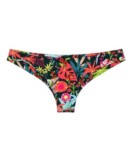 Bas de maillot de bain vert/rose femme grain de sable 50220