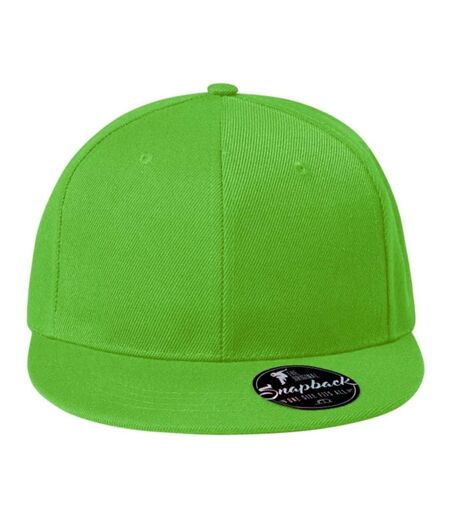 Casquette Ajustable Motif/style 6 Panneaux Rap Vert Malfini