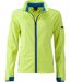 Veste softshell sport - Femme - JN1125 - jaune vif et bleu vif