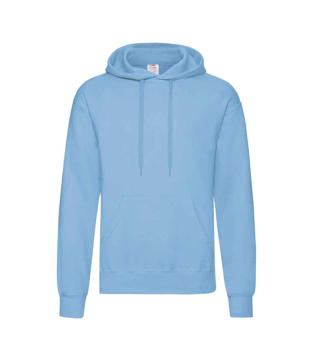 Sweat À Capuche Classic Adulte Bleu Ciel Fruit Of The Loom-1