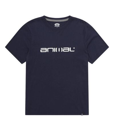 T-shirt classico homme bleu marine Animal