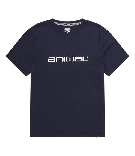 T-shirt classico homme bleu marine Animal