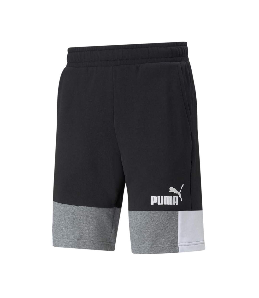 Short Gris/Noir Homme Puma Ess Block - S-1