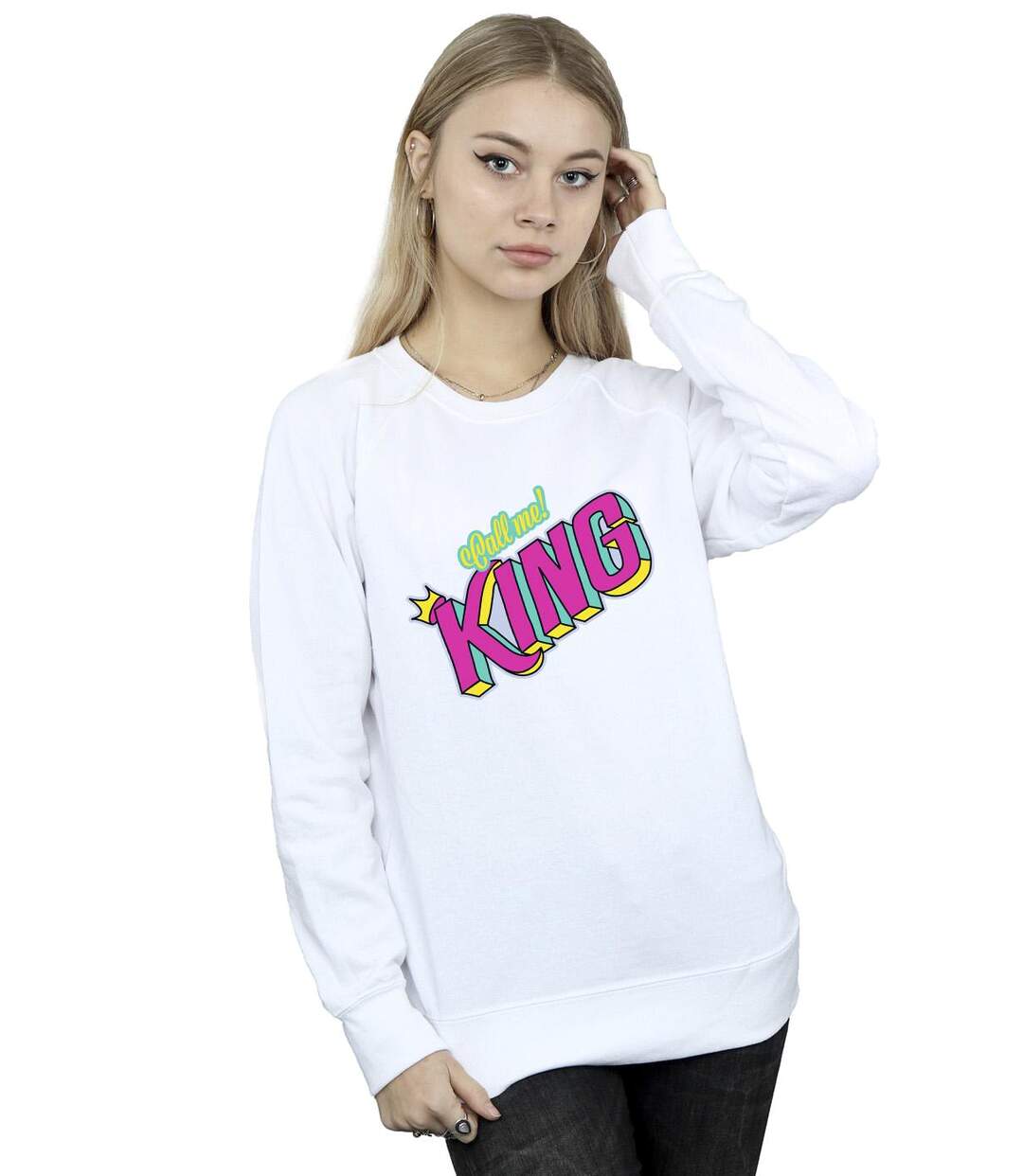 Disney Sweat Womens/Ladies The Lion King Classic King (Blanc) - UTBI22388-2