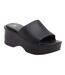 Womens/ladies petal blown eva wedge sandals black Rocket Dog