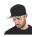 Lot De 2  Casquettes Imprimées Ajustables Homme Noir Floral Menthe Yupoong-1