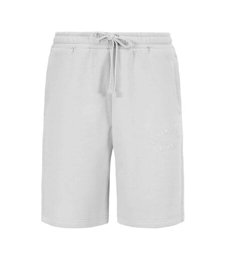 Mens Sweat Shorts Grey Blank Essentials