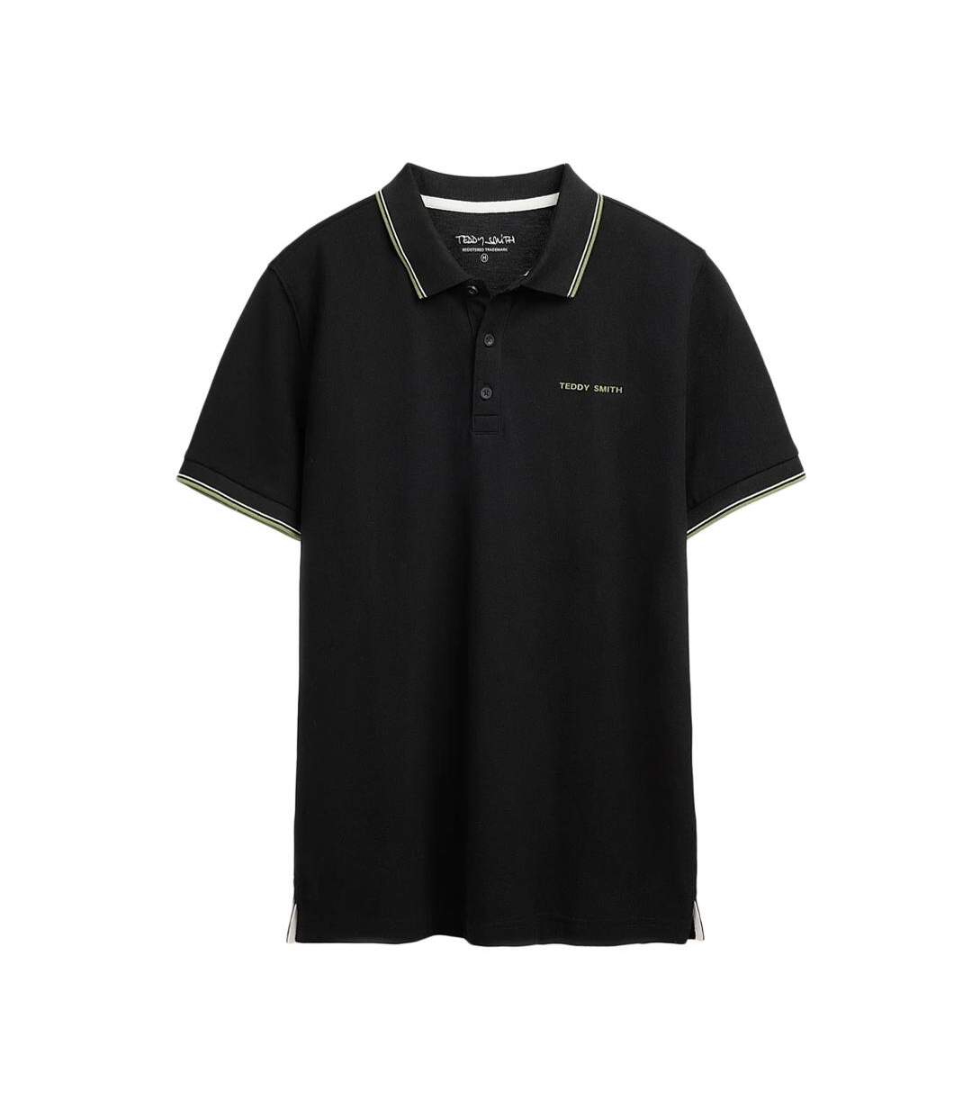 Polo noir/kaki homme teddy smith pasian 2 - 3xl-1