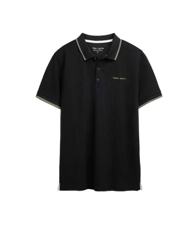 Polo noir/kaki homme teddy smith pasian 2 - 3xl