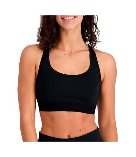 Brassière de sport noir femme le coq sportif training