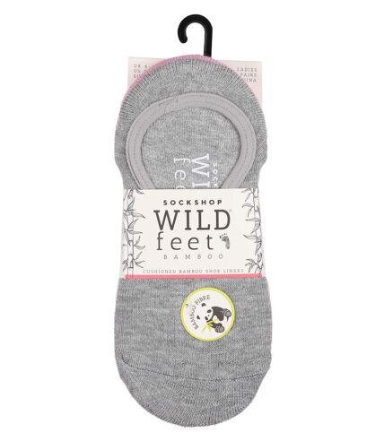 Wildfeet - 2 Pack Ladies Bamboo No Show Socks