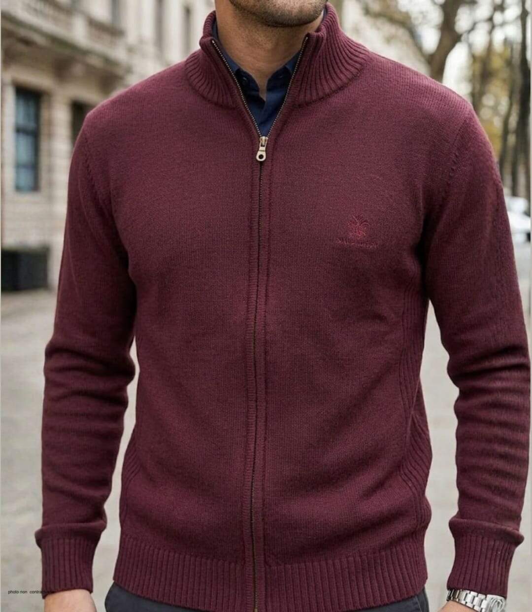 Cardigan fermeture zippée CREEK1T-1