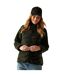 Veste Polaire Frankie Femme Kaki Foncé Noir Regatta-1