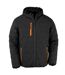 Result Genuine Recycled Mens Compass Padded Jacket (Black/Orange) - UTPC4629