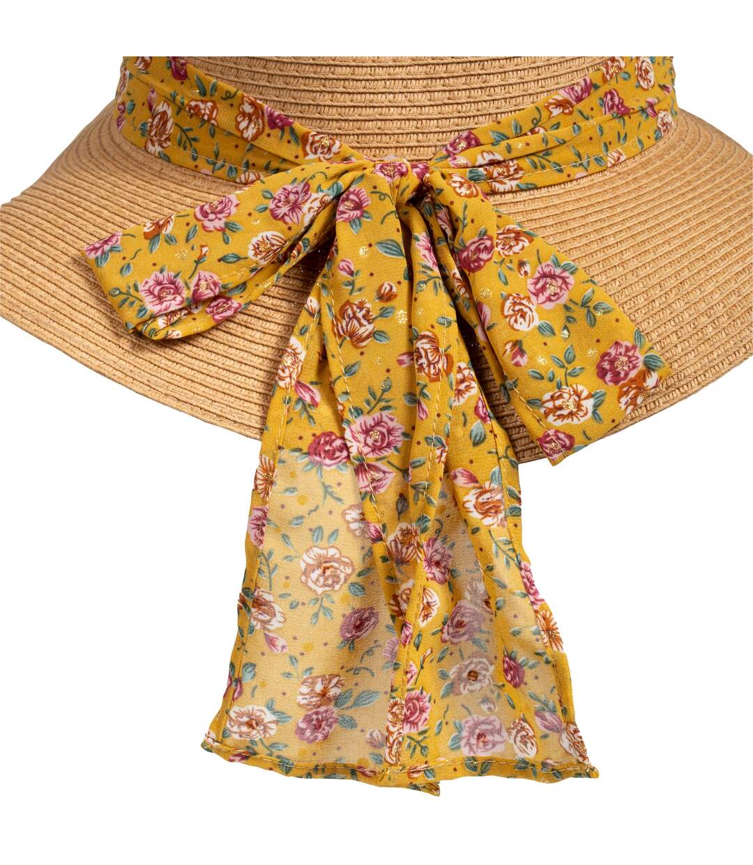 Isotoner Chapeau femme capeline foulard-4