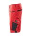Mens Unique Work Shorts Red Black Mascot-3