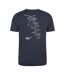 Mens west highlands short-sleeved t-shirt navy Mountain Warehouse-2