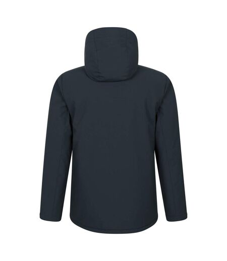 Mens Langdon Water Resistant Padded Parka Navy Mountain Warehouse