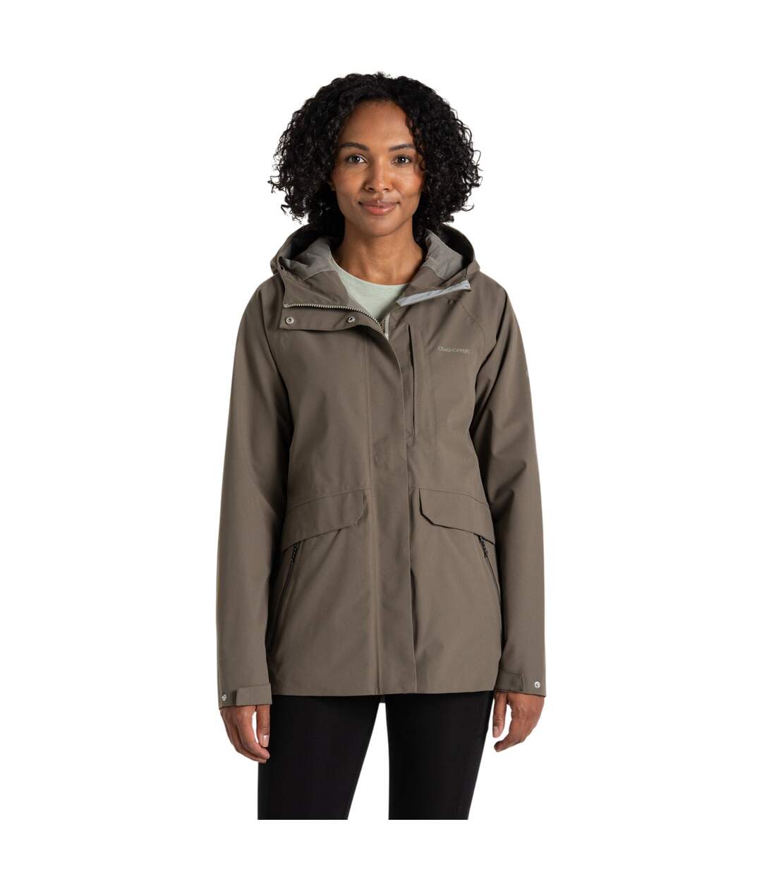 Veste Imperméable Caldbeck Ll Femme Marron Gris Craghoppers-2