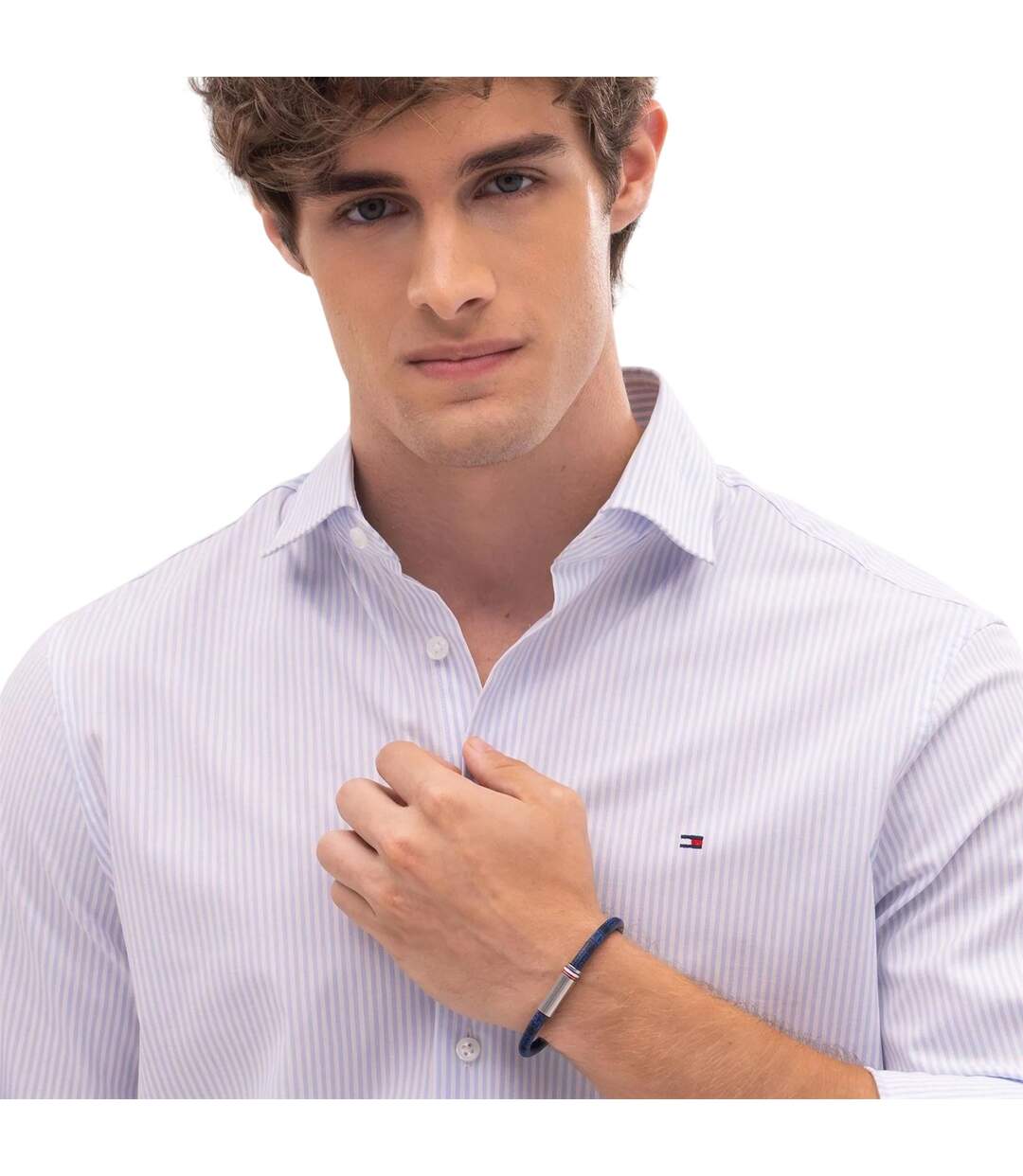 Leather Everyday Bracelet One Size Blue Tommy Hilfiger-2