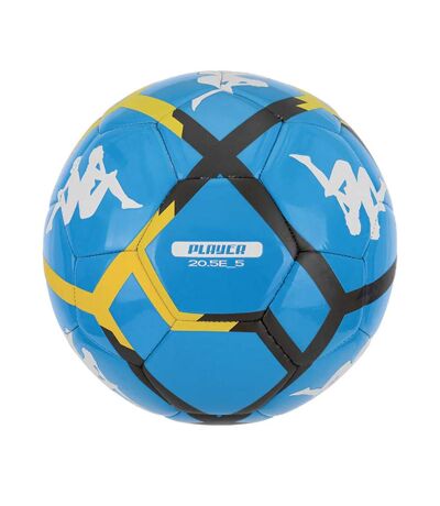 Ballon turquoise/noir/jaune homme kappa player 20 - taille 3