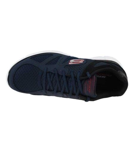 Baskets Satisfaction Homme Bleu Marine Foncé Skechers