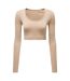 Haut court femme beige TriDri