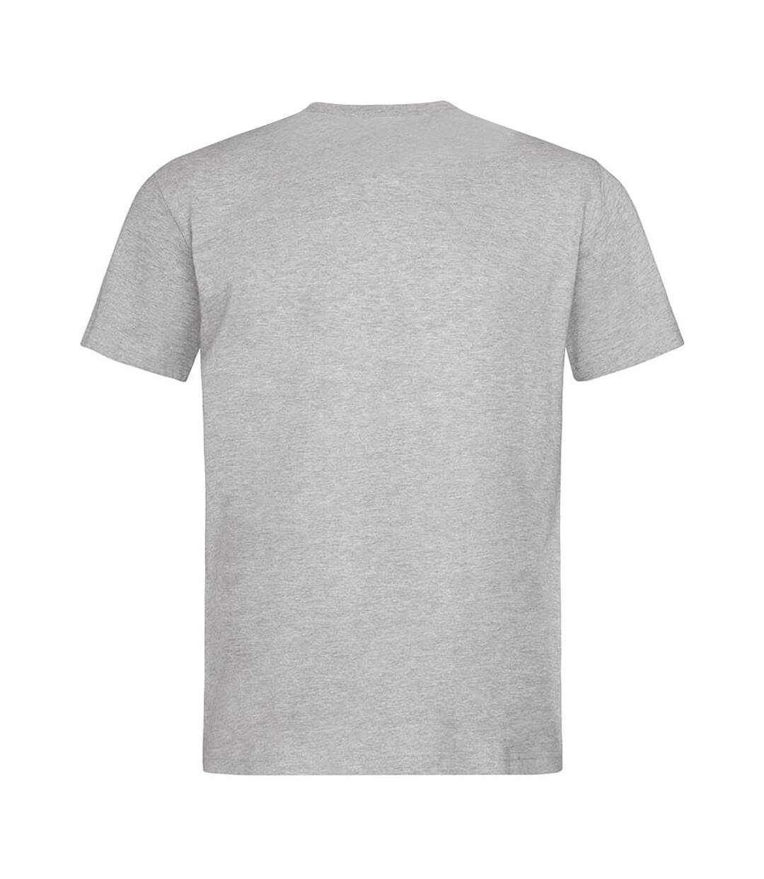 T-shirt confortable homme gris clair chiné Stedman-2