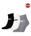 Socquettes Quarter Adulte Noir Blanc Gris Puma-1