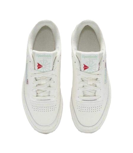 Baskets Motif/style Rétro Club C Femme Blanc Reebok