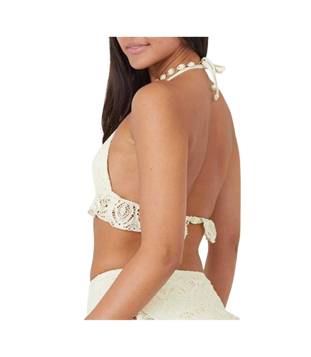 Haut De Maillot De Bain Femme Jaune Brave Soul-2