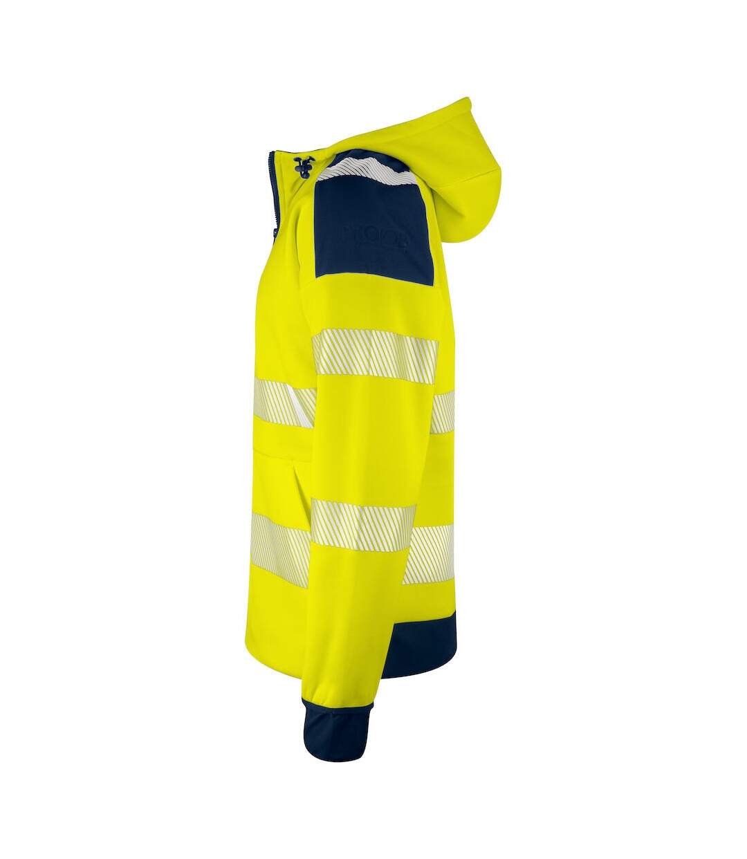 Veste à capuche homme jaune / bleu marine Projob-3