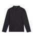 Polo Manches Longues Ollie Homme Noir Animal-2